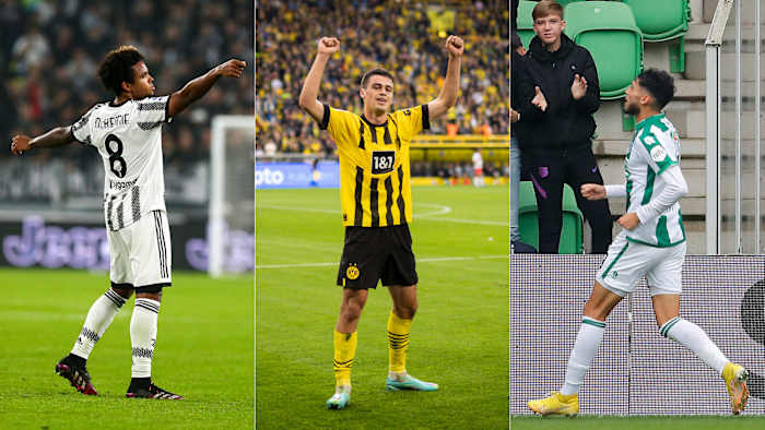 Weston McKennie, Gio Reyna and Ricardo Pepi score goals for their clubs